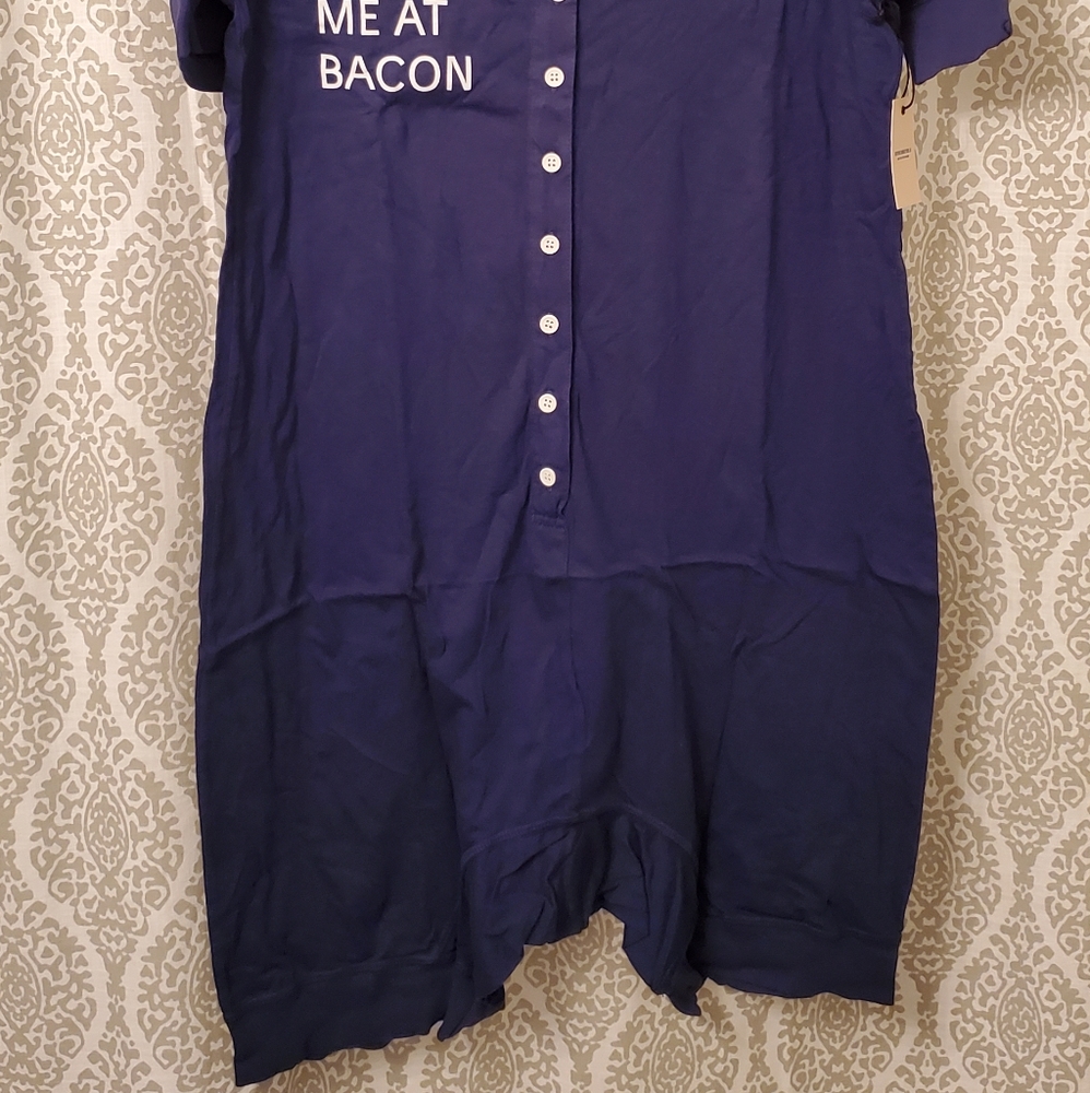 💙 Daydream Nation Bacon Romper 💙 - Picture 2 of 14